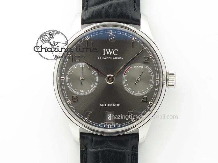 MIROTIME 0710 Portuguese Real PR IW500112 ZF 1:1 Laureus Edition On Black Leather Strap A Flexible 7369